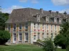 Mortemer abbey - Grand logis home to the abbey museum, and park; in the town of Lisors