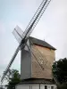 Moulin de Sannois - Moulin à vent à pivot situé au sommet du mont Trouillet
