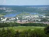 Mousson hill - View of the Moselle valley from the Mousson hill