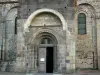 Mozac church - Portal of the Saint-Pierre abbey church