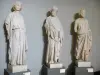 Musée de Cluny - Musée national du Moyen Âge : statues d'apôtres de la Sainte-Chapelle
