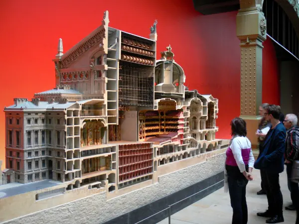 Museu Orsay - Coleção de Arquitetura: modelo da ópera Garnier