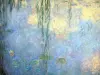 Museum van de Oranjerie - Details van Waterlelies door Claude Monet