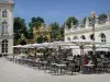 Nancy - Café terrace and gates of Place Stanislas