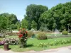 Nancy - Rose garden of the Pépinière park