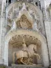 Nancy - Gatehouse of the ducal palace - Equestrian statue of Duke Antoine of Lorraine