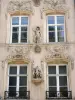 Nancy - Facade of the Adam house decorated with sculptures