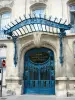 Nancy - Entrance door to the Chamber of Commerce and Industry of Meurthe-et-Moselle