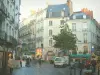 Nantes - Rua, lojas e edifícios da cidade