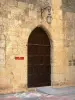 Narbona - Narbonne: Puerta del palacio de los arzobispos