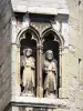 Narbona - Narbonne: Esculturas de la catedral de Saint-Just-et-Saint-Pasteur