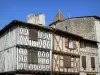Nérac - Half-timbered houses of the medieval town