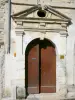 Nérac - Entrance door of Sully's house (Renaissance mansion)