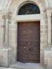 Neuvy-Saint-Sépulchre basilica - Portal of the Saint-Jacques-le-Majeur basilica (church, Saint-Etienne collegiate church)