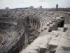 Nîmes - Zuschauerränge der Arena (römisches Amphitheater)