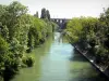 Nogent-sur-Marne - Fluss Marne gesäumt von Bäumen