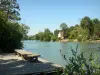 Nogent-sur-Marne - Banc avec vue sur la rivière Marne