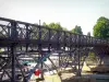 Nogent-sur-Marne - Fußgängerbrücke über den Hafen von Nogent-sur-Marne