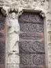 Notre-Dame de Paris cathedral - Sculptures of the central portal