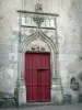 Noyers - Portail de l'église Notre-Dame