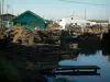 Oléron岛 - 牡蛎路线：牡蛎工具和小屋