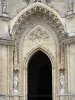 Orleães - Portal, de, st. Croix, catedral, (Gothic, predios)