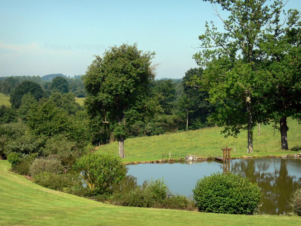 Guide de l'Orne - Suisse normande - Plan d'eau, arbres et prairies