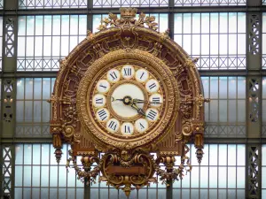 Orsay museum - Great clock of the former Orsay railway station