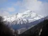 Paesaggi delle Alpi dell'Alta Provenza - Montagne innevate (neve)