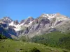 Paisagens do Béarn - Parque Nacional dos Pirenéus: montanhas dos Pirinéus