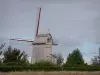 Paisajes del Norte - Drievenmeulen, molino de viento de madera sobre un pivote, para Steenvoorde