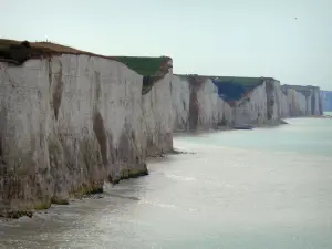 Paisajes de Picardía - Los acantilados de creta y el mar (Canal Inglés)