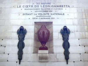 Pantheon - Urna contenente il cuore di Léon Gambetta