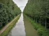 Parc forestier de la Poudrerie - Canal de l'Ourcq bordé d'arbres