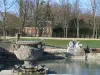 Park van het paleis van Versailles - Neptunus bekkenvaas