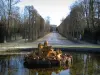 Park van het paleis van Versailles - Fontein (sculpturen) van de waterbaan