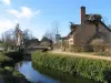 Park of the Palace of Versailles - Queen's Hamlet: Marlborough houses and tower