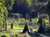 Parque de Bagatelle - Vista del jardín de rosas