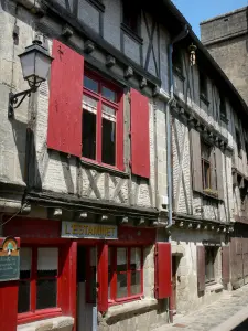 Parthenay - Casas de madera de la calle de Vau-la de Saint-Jacques