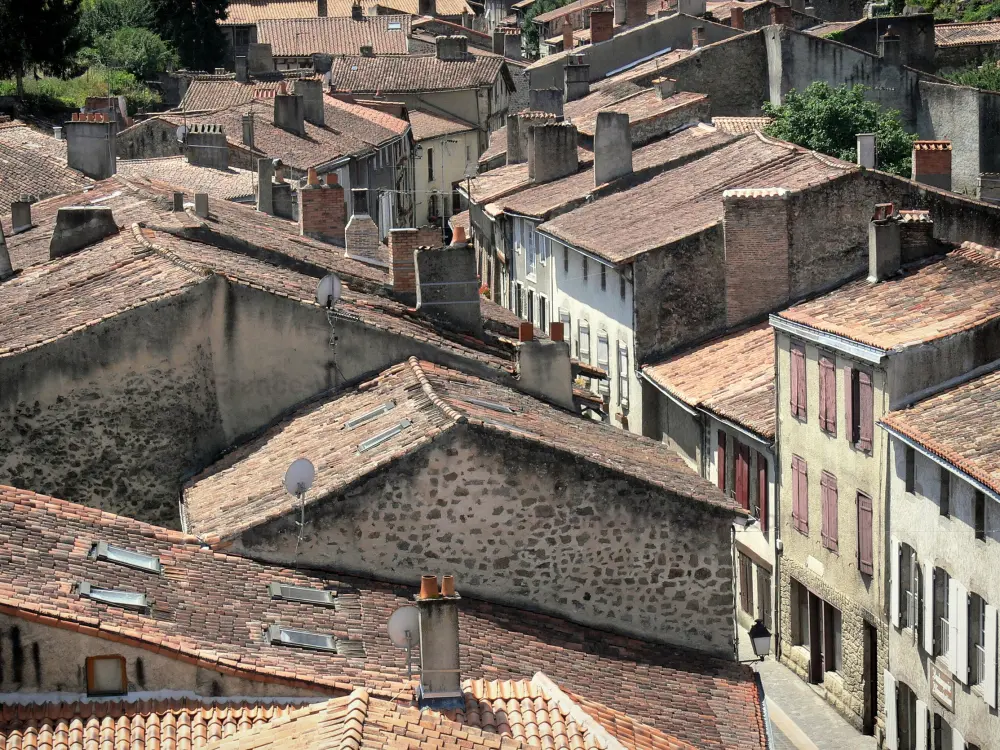 Parthenay - Vue sur les toits de la ville