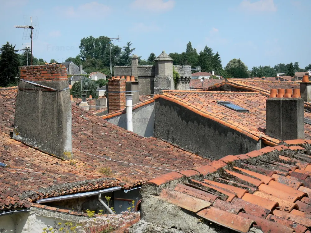 Parthenay - Tetti della città medievale