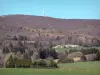 Paysages de l'Aude - Montagne Noire : vue sur le pic de Nore et son émetteur de télévision