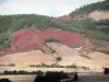 Paysages de l'Aveyron - Parc Naturel Régional des Grands Causses : paysage du Rougier de Camarès