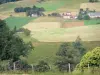 Paysages de la Corrèze - Paysage de l'Yssandonnais depuis le puy d'Yssandon