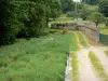 Paysages de la Haute-Marne - Vallée de la Blaise : chemin le long de la rivière Blaise