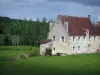 Paysages d'Indre-et-Loire - La Corroirie du Liget (maison forte), à Chemillé-sur-Indrois, dans la vallée de l'Indrois