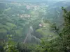 Paysages jurassiens - Du belvédère de la Cernaise, vue sur les paysages du Parc Naturel Régional du Haut-Jura
