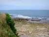 Paysages du Pays basque - Corniche basque : côte sauvage avec vue sur l'océan Atlantique