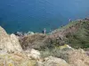 Paysages des Pyrénées-Orientales - Côte Vermeille : côte rocheuse et mer Méditerranée