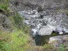 Paysages de La Réunion - Mafate - Parque nacional de la reunión: guijarros del río